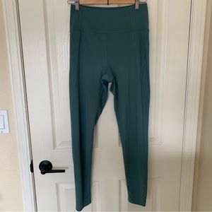 Girlfriend Collective Leggings Medium Green High Waisted